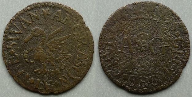 St. George's Church, An Grason AT THE SWAN farthing St. George's Church, An Grason AT THE SWAN farthing